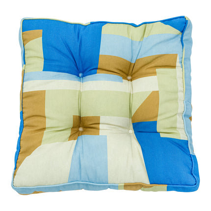 Florance kussen 47X47 Patch azur