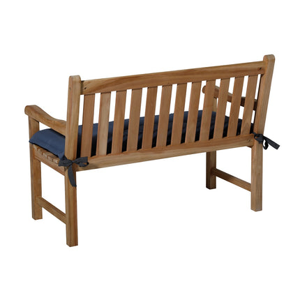 Bankkussen ca.150x48cm Panama safier blue