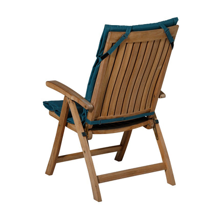 Kussen fiber de luxe ca.125x50cm Panama sea blue