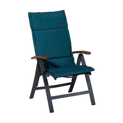 Kussen fiber de luxe ca.125x50cm Panama sea blue