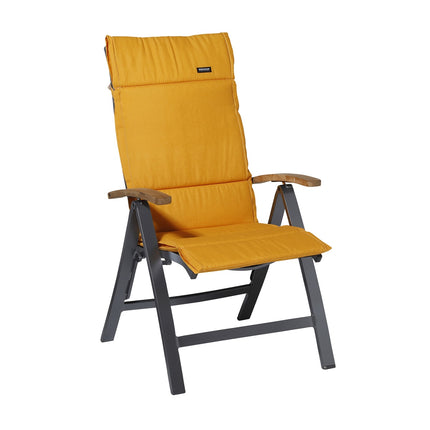 Kussen fiber de luxe ca.125x50cm Panama golden glow