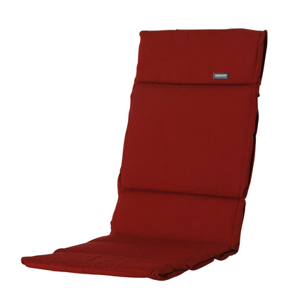Kussen fiber de luxe ca.125x50cm Rib red