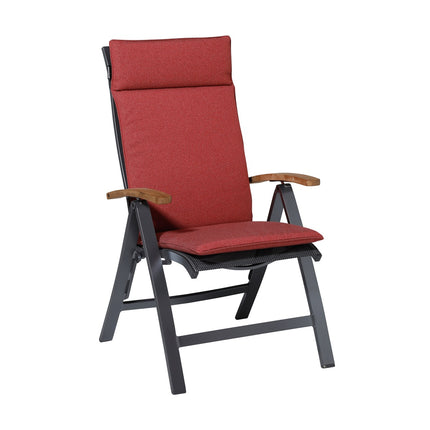 Kussen hoog universeel ca.120x50cm Outdoor Manchester red