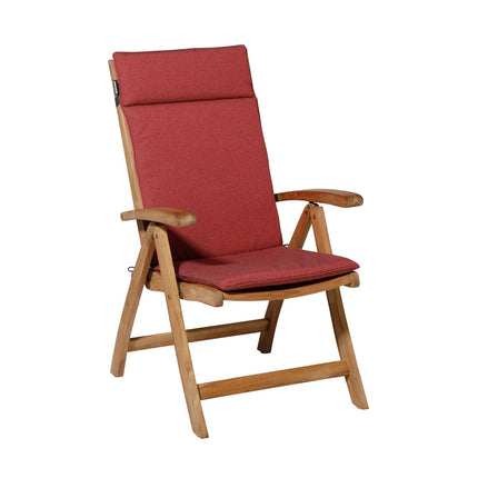 Kussen hoog universeel ca.120x50cm Outdoor Manchester red