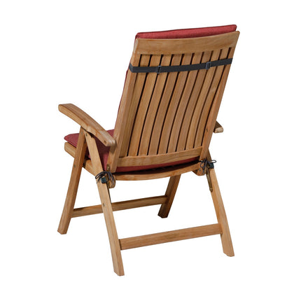 Kussen hoog universeel ca.120x50cm Outdoor Manchester red