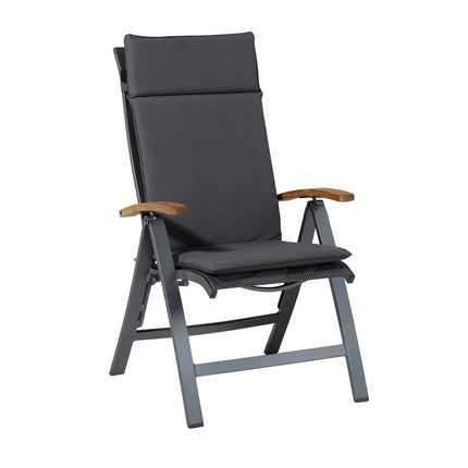 Kussen hoog universeel ca.120x50cm Outdoor Panama grey