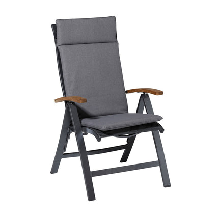 Kussen hoog universeel ca.120x50cm Outdoor Oxford grey