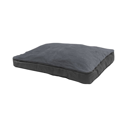 Hondenlounge/velours ca.100x70x20cm Outd skai leather grey