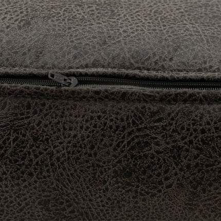 Hondenlounge ca.80x55x15cm Leather look taupe