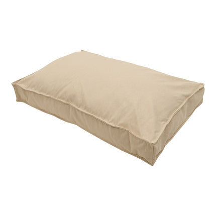 Hondenlounge ca.100x68x15cm Beige canvas eco+