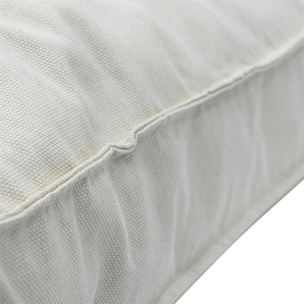 Hondenlounge ca.100x68x15cm Beige canvas eco+