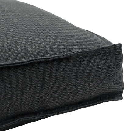 Hondenlounge ca.100x68x15cm Dark grey canvas eco+