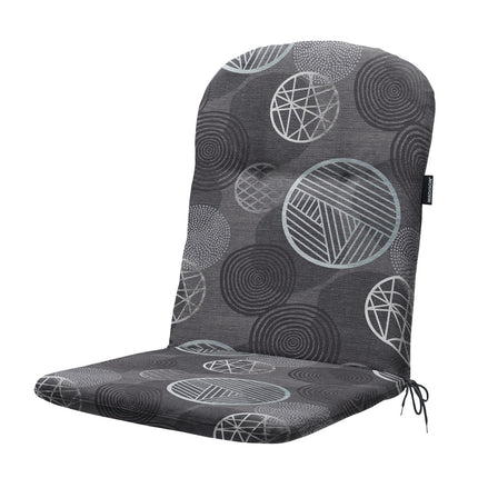 Kuip hoog ca.96x45cm Circle grey