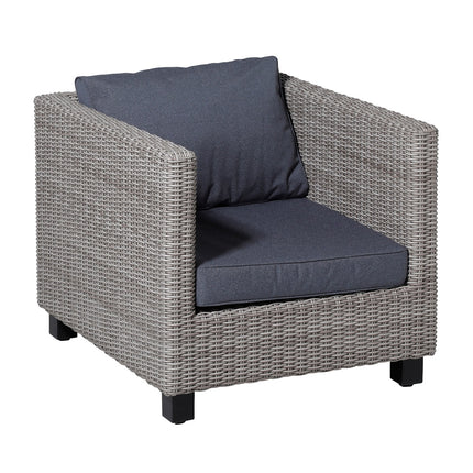 Lounge zitkussen ca.73x73cm Outdoor Manchester denim grey