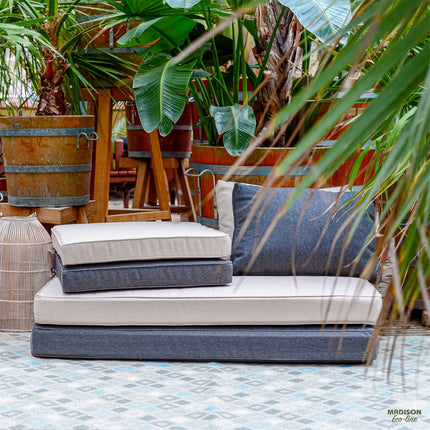 Lounge rug soft ca.40x60cm Dark grey canvas eco+