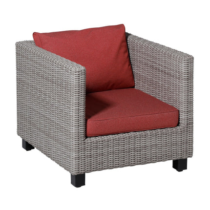 Lounge rugkussen ca.40x60cm Outdoor Manchester red