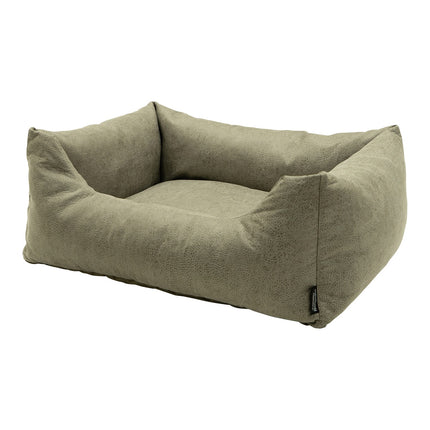 Hondenmand ca.65x45x20cm Leather look sand