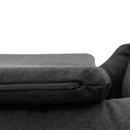 Hondenmand ca.100x80x25cm Dark grey canvas eco+