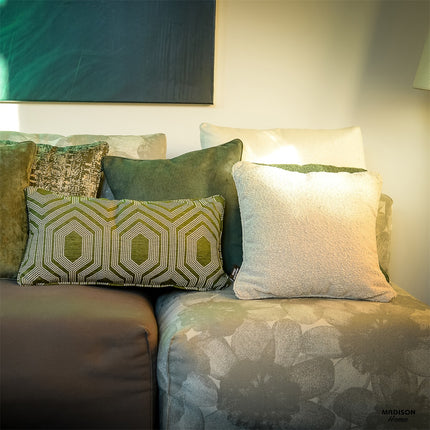 Sierkussen ca.60x60cm Boston green