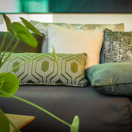 Sierkussen ca.60x60cm Boston green