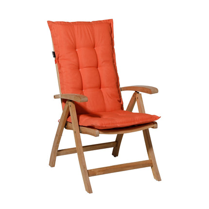 Kussen lage rug ca.105x50cm Panama flame orange