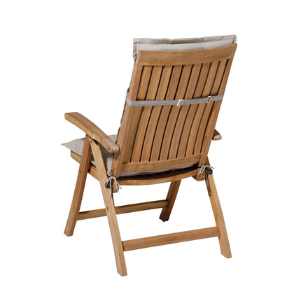 Kussen lage rug ca.105x50cm Panama linnen