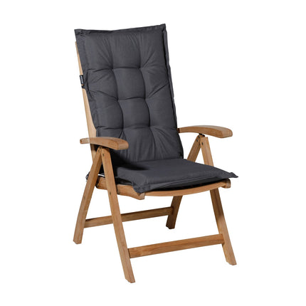 Kussen lage rug ca.105x50cm Outdoor Panama grey