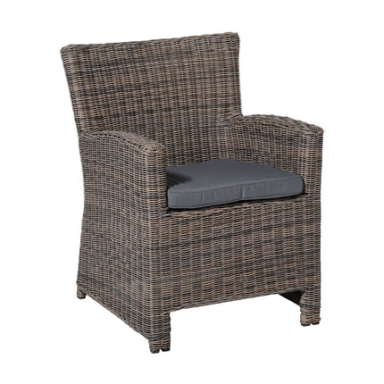 Wicker Multi ca.48x48cm Rib grey