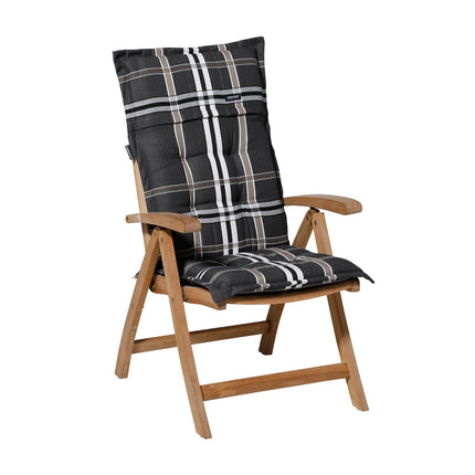 Kussen hoge rug ca.123x50cm Outdoor Nils taupe