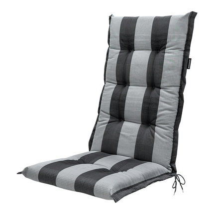 Kussen hoge rug ca.123x50cm Alice grey