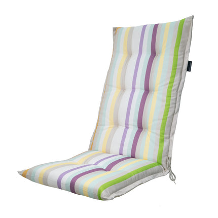 Kussen hoge rug ca.123x50cm Righe purple