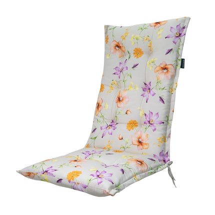 Kussen hoge rug ca.123x50cm Florina purple