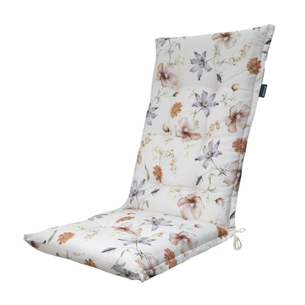 Kussen hoge rug ca.123x50cm Florina natural