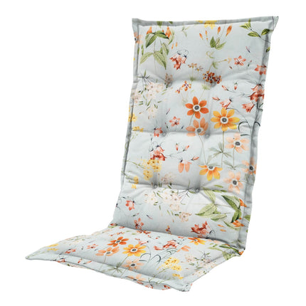 Kussen hoge rug ca.123x50cm Outdoor+ Milly azure