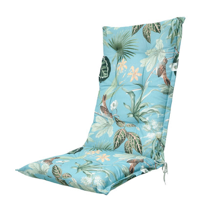 Kussen hoge rug ca.123x50cm Outdoor+ Grasse aqua