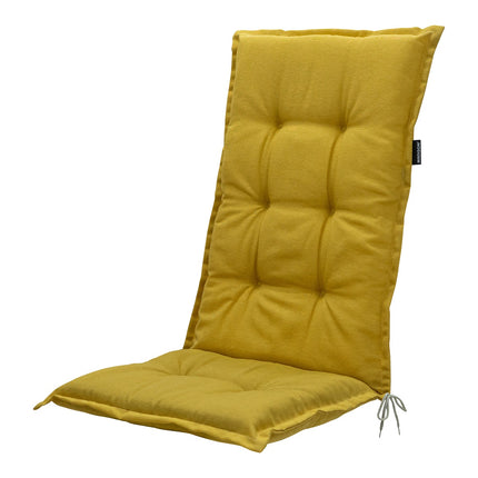 Kussen hoge rug ca.123x50cm Panama mustard