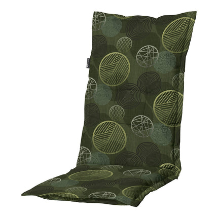 Kussen hoge rug ca.123x50cm Circle green