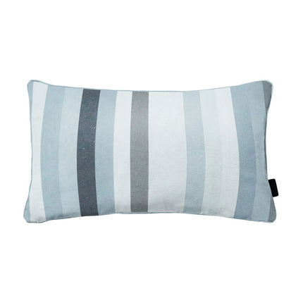 Sierkussen paspel ca.30x50cm Righe grey