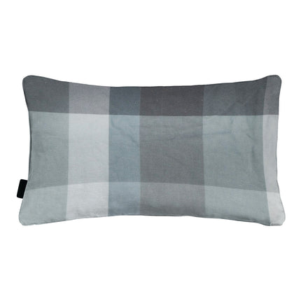 Sierkussen paspel ca.30x50cm Sya grey