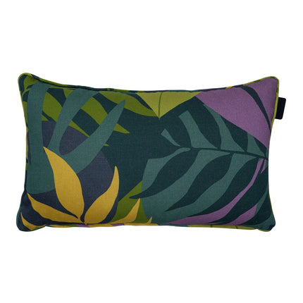 Sierkussen paspel ca.30x50cm Iven green