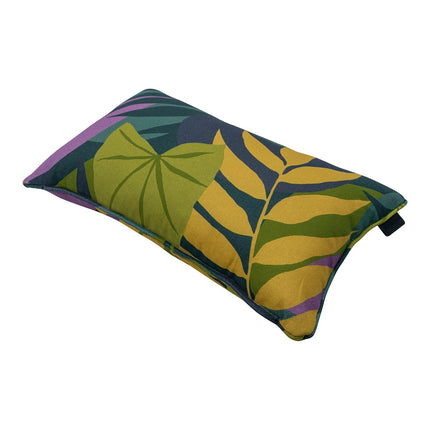 Sierkussen paspel ca.30x50cm Iven green