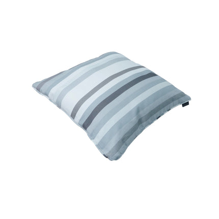 Sierkussen paspel ca.50x50cm Righe grey