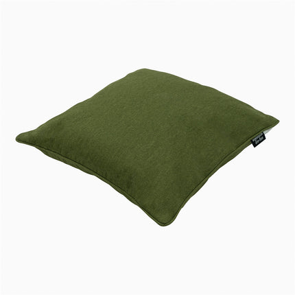 Sierkussen paspel ca.50x50cm Moss green canvas eco+