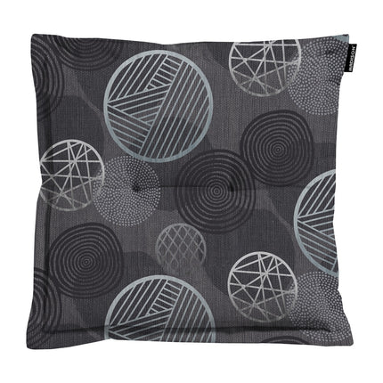 Zit universeel ca.50x50cm Circle grey