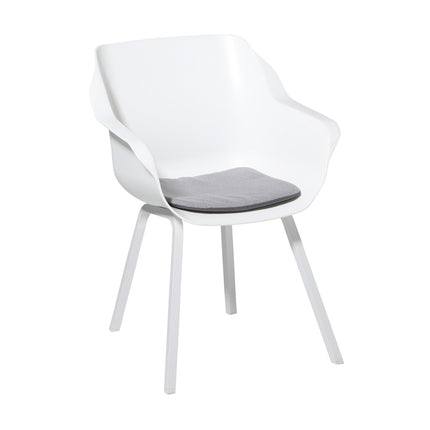 Modern dining kussen ca.40x40cm Outd Manchester light grey