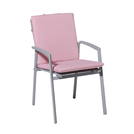 Stapelstoel kussen ca.97x49cm Panama soft pink