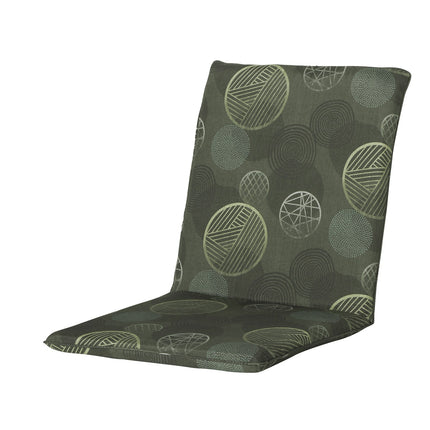 Stapelstoel kussen ca.97x49cm Circle green