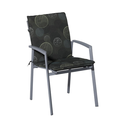 Stapelstoel kussen ca.97x49cm Circle green