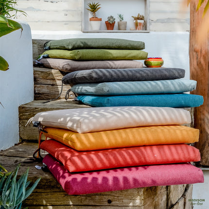 Stapelstoel kussen ca.97x49cm Green canvas eco+