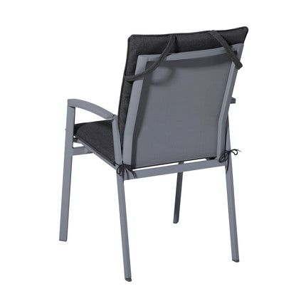 Stapelstoel kussen ca.97x49cm Outdoor Manchester grey